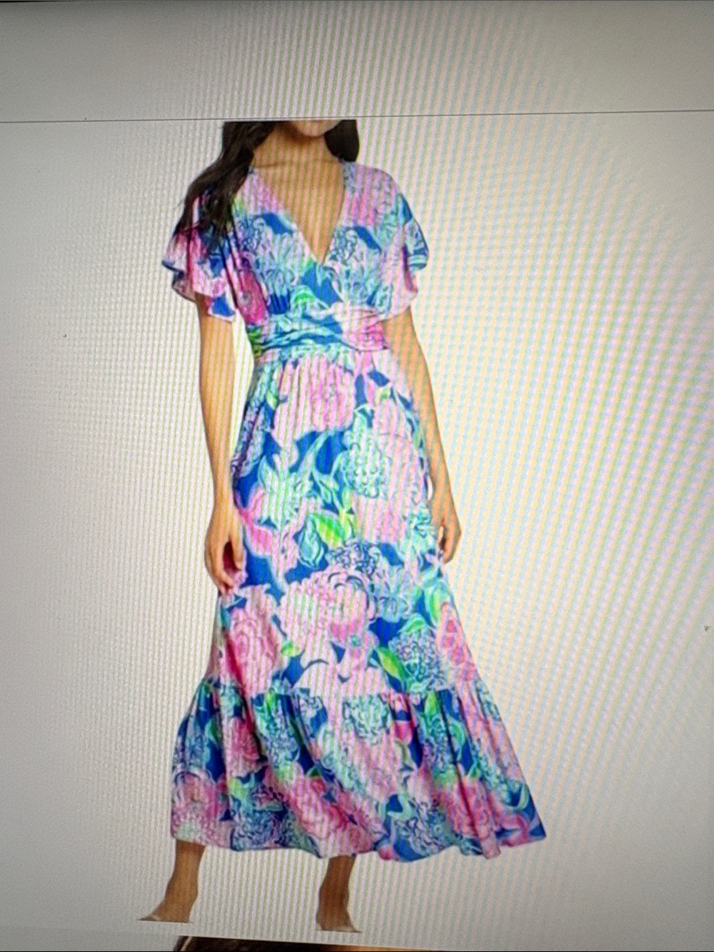 Lilly Pulitzer Jessi Floral Dress XL